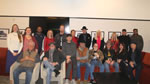 40. Dec 4 - Motif Hotel on Music Row unveils Lyric Lane (handwritten lyrics of hit songs) I wrote out the lyrics to Angels Among Us & Don Goodman and I signed it. Motif Hotel songwriters event Pictured (L-R, front row): Songwriters Jerry Salley, Roger Murrah, Wood Newton, Bernie Nelson, Garth Shaw, Rick Huckaby, Deborah Allen and Makky Kaylor; (L-R, back row): Triumph Hospitality President Katie Schultz, Motif on Music Row General Manager Caitlin Hughes, Sila Development/Motif on Music Row Partner Andy Bhakta, Singer Ariel Jade, Songwriter Trey Bruce, PLA Media CEO Pam Lewis, Songwriters Alan Rhody, Benita Hill, Becky Hobbs, Rafe Van Hoy and Sila Development/Motif on Music Row Partner Jay Patel.